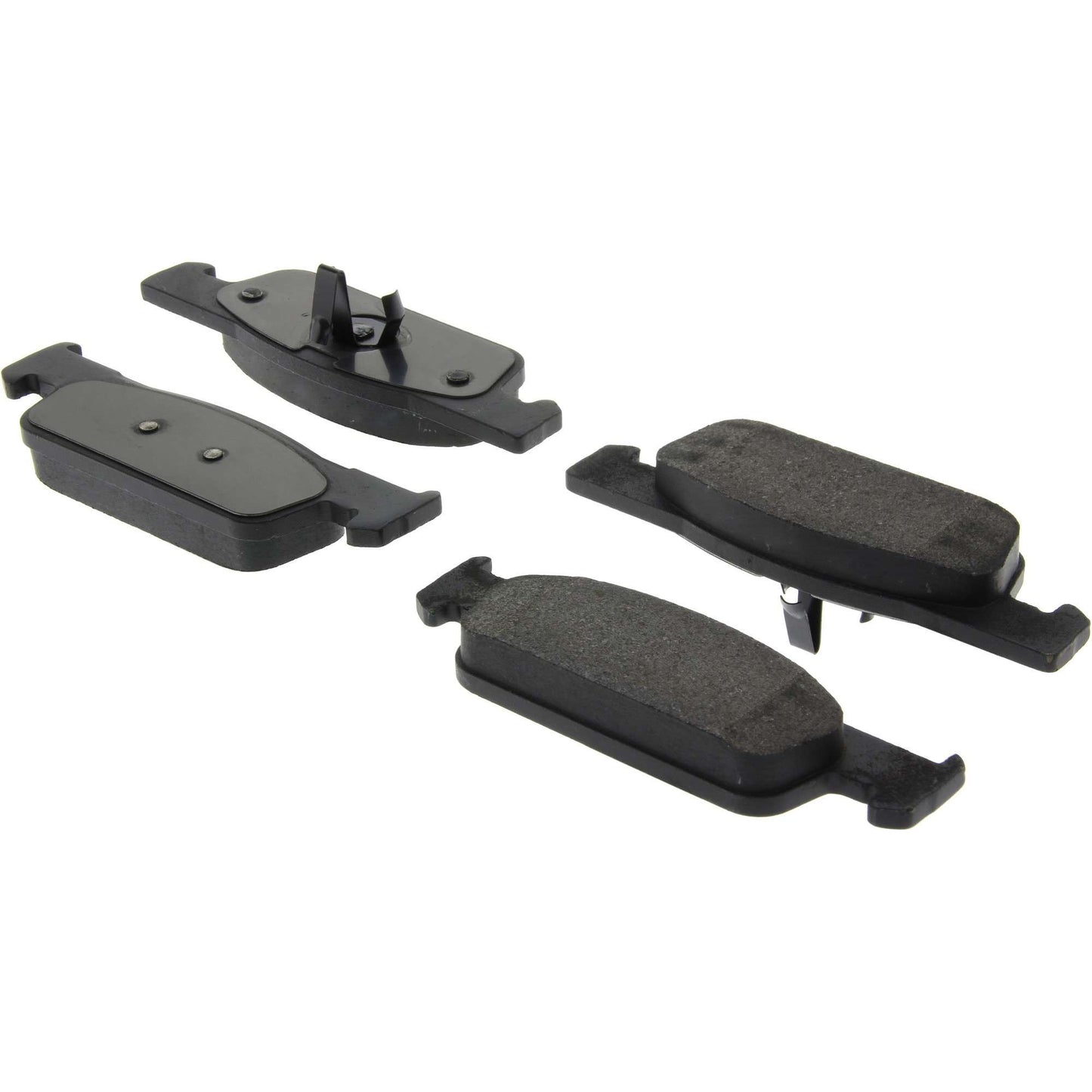 Centric Parts Disc Brake Pad Set Semi-Metallic with Shims for 2015-2018 Renault Logan, 2016-2018 Sandero, 2016-2018 Stepway 102.18300