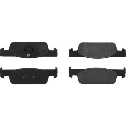 Centric Parts Disc Brake Pad Set Semi-Metallic with Shims for 2015-2018 Renault Logan, 2016-2018 Sandero, 2016-2018 Stepway 102.18300