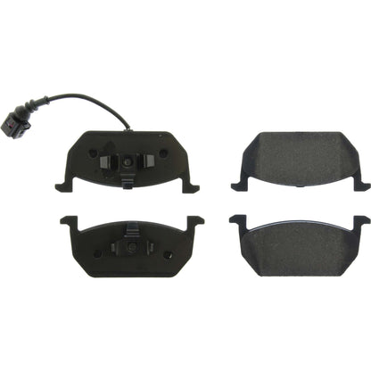 Centric Parts Disc Brake Pad Set Semi-Metallic with Shims for 2014 Audi A3 2017 Seat Leon 2018-2017 Volkswagen Golf 102.19680