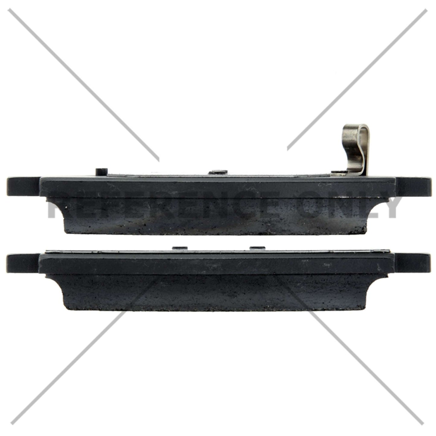 Centric Parts Disc Brake Pad Set with Semi-Metallic Compounds for 102.20240