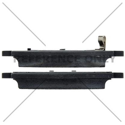 Centric Parts Disc Brake Pad Set with Semi-Metallic Compounds for 102.20240
