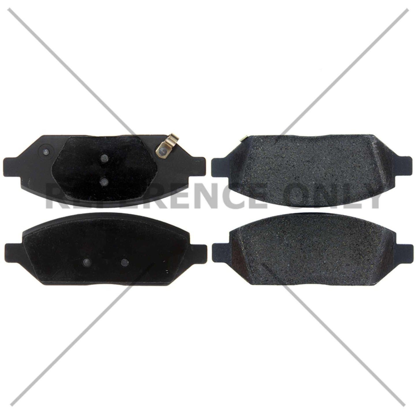 Centric Parts Disc Brake Pad Set with Semi-Metallic Compounds for 102.20240