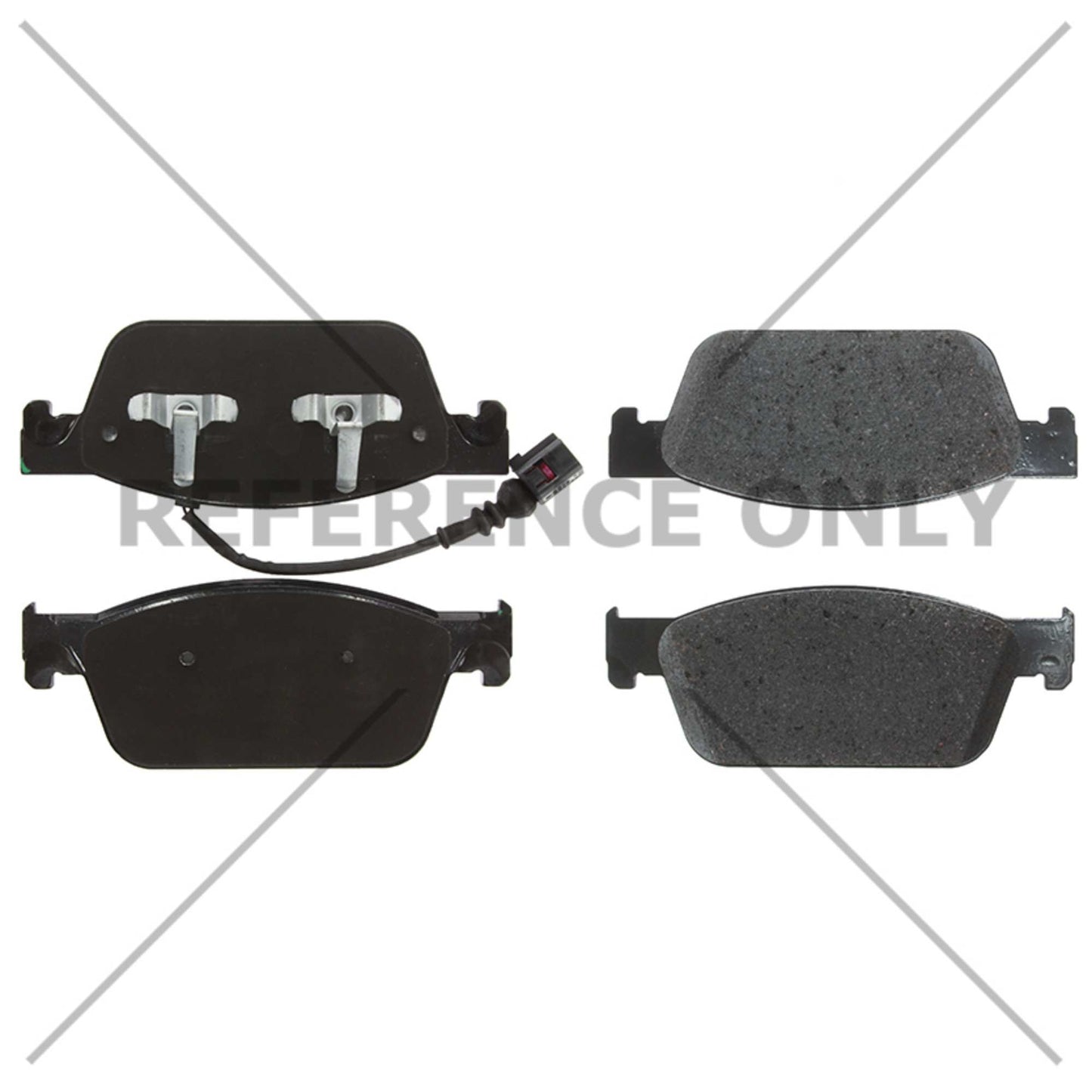 Centric Parts Disc Brake Pad Set Semi-Metallic with Shims for 2016-2019 Volkswagen Transporter 102.20330