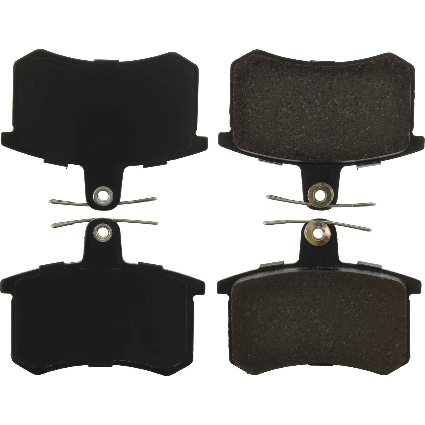 Centric Parts Disc Brake Pad Set C-Tek Ceramic with Shims for 1991-1995 Alfa Romeo 164 Audi 80/90/100 Quattro