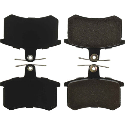 Centric Parts Disc Brake Pad Set C-Tek Ceramic with Shims for 1991-1995 Alfa Romeo 164 Audi 80/90/100 Quattro