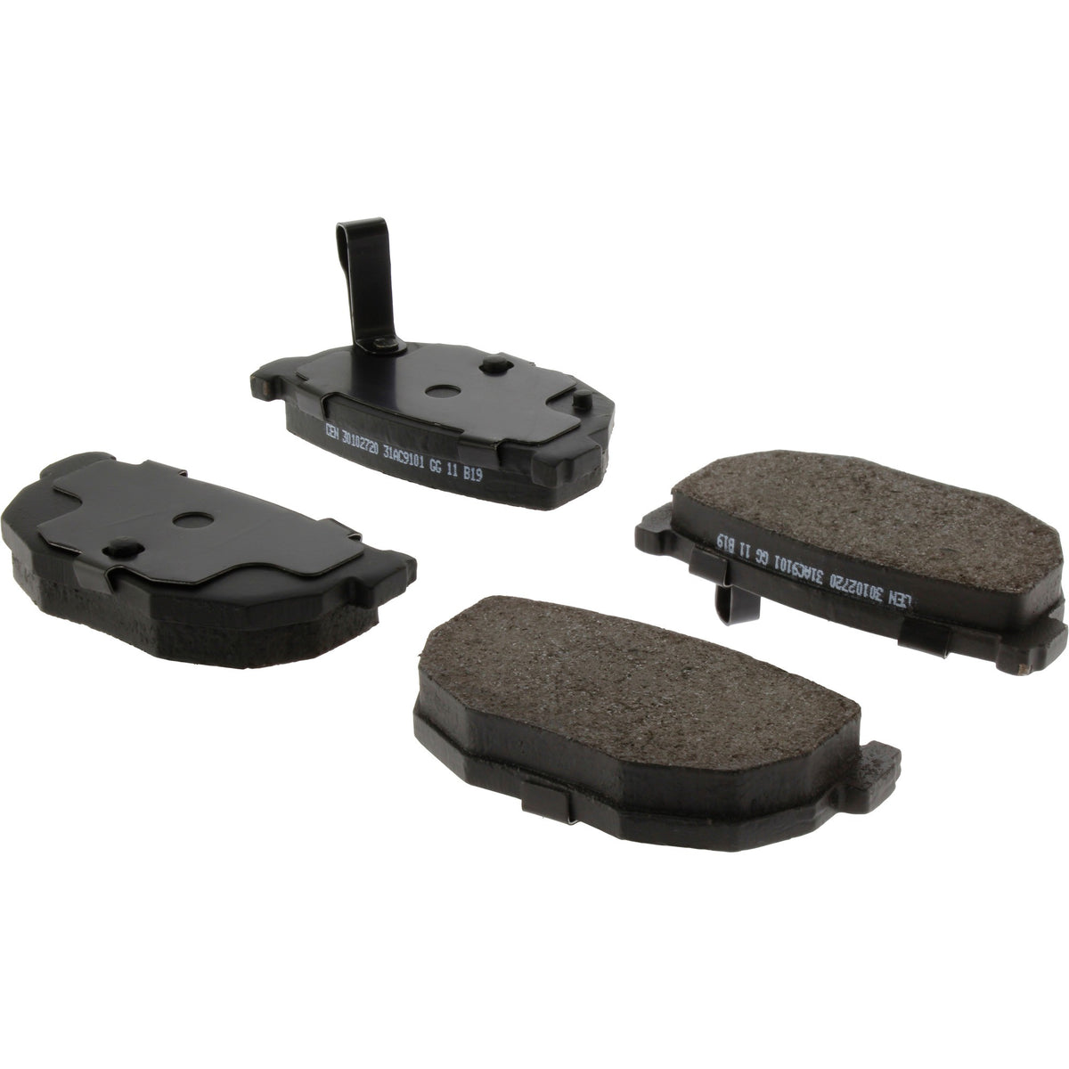Centric Parts Disc Brake Pad Set Ceramic with Shims for Nissan 200SX 1988-1992 240SX 1998-1999 103.02720