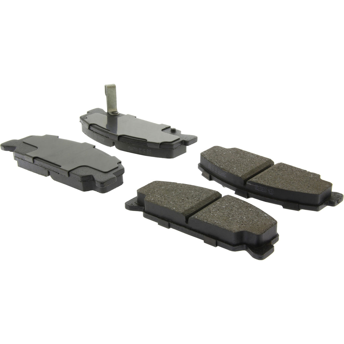 Centric Parts Disc Brake Pad Set Ceramic with Shims for 1985-1984 Honda Accord, 2000-1988 Civic, 1997-1993 Civic del Sol, 1991-1988 CRX 103.02730