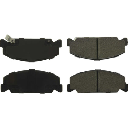 Centric Parts Disc Brake Pad Set Ceramic with Shims for 1985-1984 Honda Accord, 2000-1988 Civic, 1997-1993 Civic del Sol, 1991-1988 CRX 103.02730