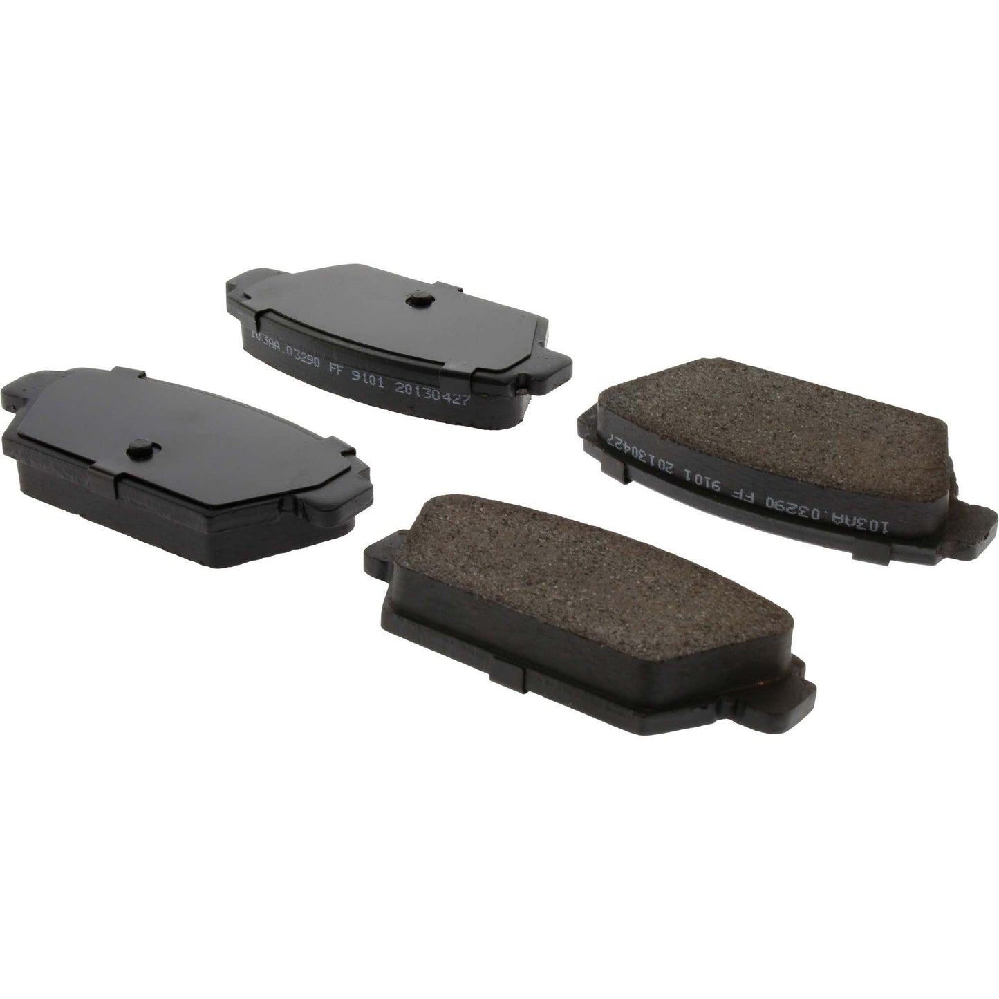 Centric Parts Disc Brake Pad Set Ceramic with Shims for 1985-2009 Dodge and Mitsubishi 103.03290