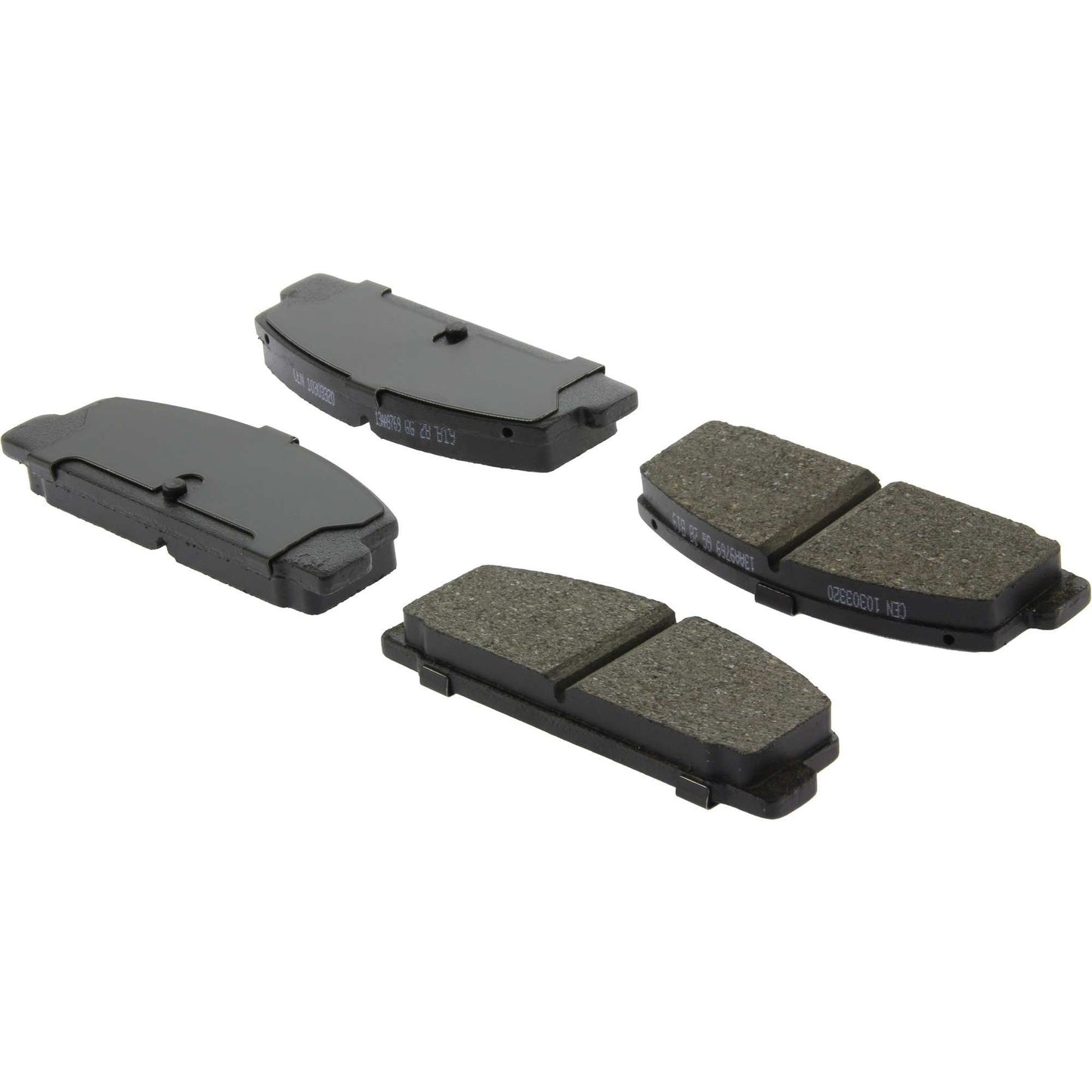 Centric Parts Disc Brake Pad Set C‑Tek Ceramic with Shims for Mazda 6 2003-2005, Protege 2003, RX‑7 1984-1995 103.03320