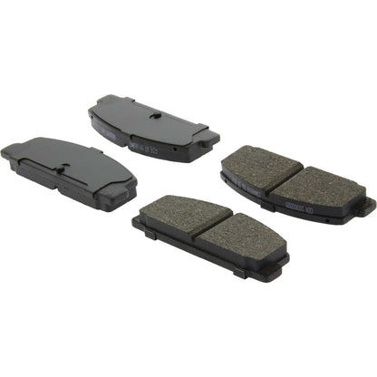 Centric Parts Disc Brake Pad Set C‑Tek Ceramic with Shims for Mazda 6 2003-2005, Protege 2003, RX‑7 1984-1995 103.03320