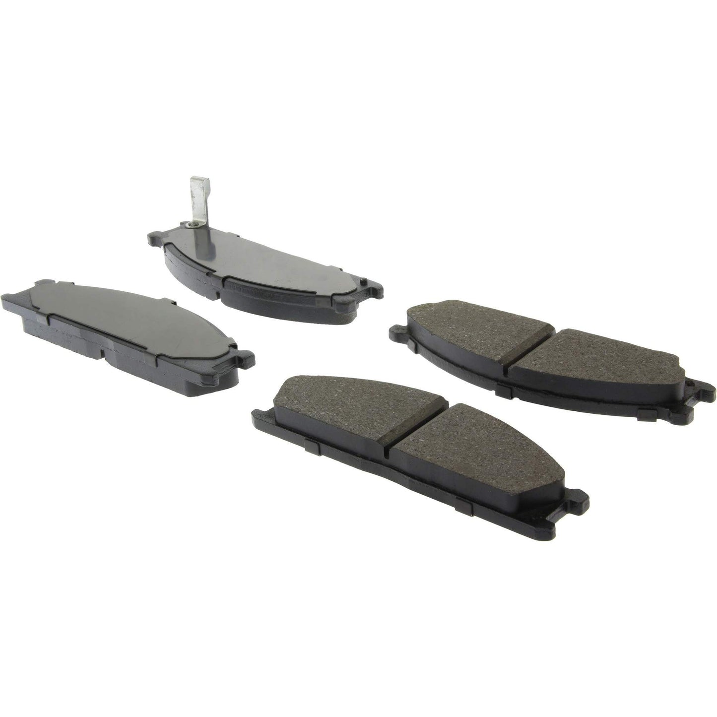 Centric Parts Disc Brake Pad Set Ceramic with Shims for Nissan 720 1986, D21 1994-1986, Frontier 2004-1998, NP300 2016-2009, NP300 Frontier 2017-2016, Pathfinder 1995-1987, Pickup 2004-1995, Urvan 2001-2000, Van 1988-1987, Subaru SVX 1997-1992 103.03330