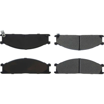 Centric Parts Disc Brake Pad Set Ceramic with Shims for Nissan 720 1986, D21 1994-1986, Frontier 2004-1998, NP300 2016-2009, NP300 Frontier 2017-2016, Pathfinder 1995-1987, Pickup 2004-1995, Urvan 2001-2000, Van 1988-1987, Subaru SVX 1997-1992 103.03330