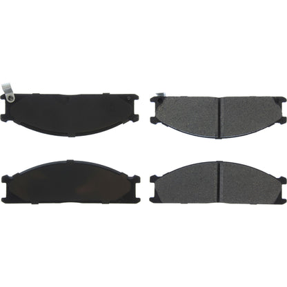 Centric Parts Disc Brake Pad Set Ceramic with Shims for Nissan 720 1986, D21 1994-1986, Frontier 2004-1998, NP300 2016-2009, NP300 Frontier 2017-2016, Pathfinder 1995-1987, Pickup 2004-1995, Urvan 2001-2000, Van 1988-1987, Subaru SVX 1997-1992 103.03330