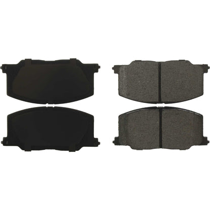 Centric Parts Disc Brake Pad Set C-Tek Ceramic with Shims for 1990-1991 Lexus ES250, 1987-1991 Toyota Camry, 1988-1993 Celica 103.03560