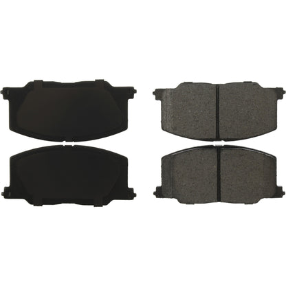 Centric Parts Disc Brake Pad Set C-Tek Ceramic with Shims for 1990-1991 Lexus ES250, 1987-1991 Toyota Camry, 1988-1993 Celica 103.03560