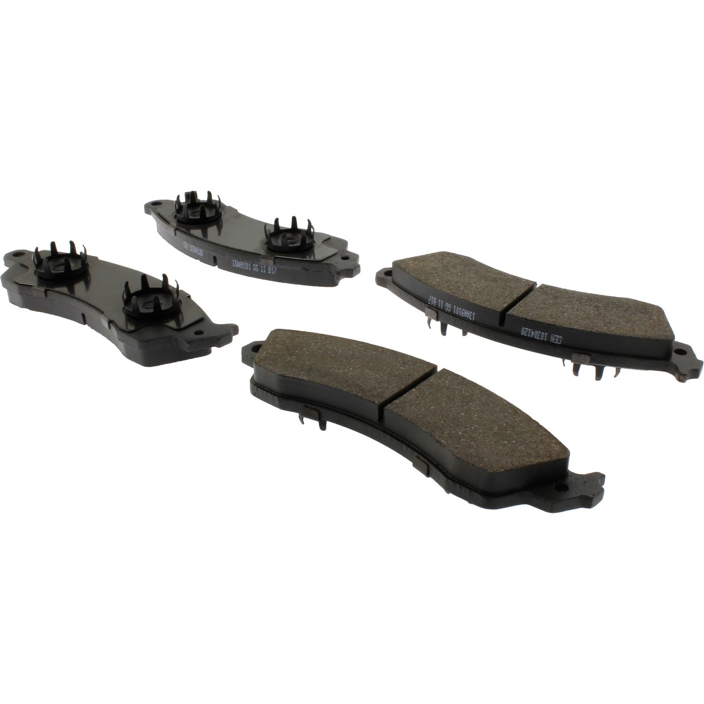 Centric Parts Disc Brake Pad Set C-Tek Ceramic with Shims for 1992-1985 Chevrolet Camaro, 1996-1988 Corvette, 2001-2004 Ford Mustang, 1992-1988 Pontiac Firebird