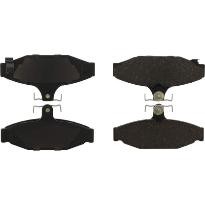 Centric Parts Disc Brake Pad Set Ceramic with Shims for 1985-1997 Chevrolet Camaro, 1988-1996 Corvette, 1988-1997 Pontiac Firebird 103.04130