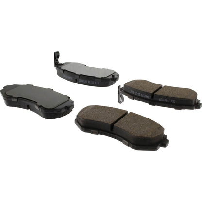 Centric Parts Disc Brake Pad Set C-Tek Ceramic with Shims for 1989-1996 Nissan 240SX 103.04220