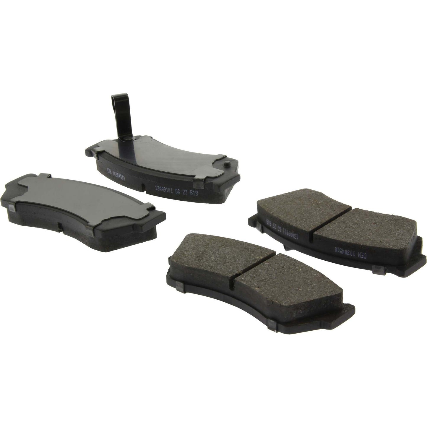 Centric Parts Disc Brake Pad Set Ceramic with Shims for 1989-2001 Chevrolet Metro Geo Metro Pontiac Firefly Suzuki Swift 103.04510