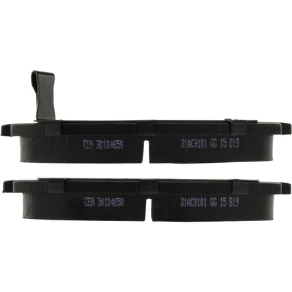Centric Parts Disc Brake Pad Set C-Tek Ceramic with Shims for 1997-1999 Acura CL 1990-1997 Honda Accord 103.04650
