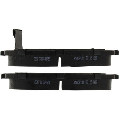 Centric Parts Disc Brake Pad Set C-Tek Ceramic with Shims for 1997-1999 Acura CL 1990-1997 Honda Accord 103.04650
