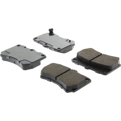 Centric Parts Disc Brake Pad Set Ceramic with Shims for 1994-1997 Ford Aspire, 1991-1996 Escort, 2000-2002 Kia Rio, 1990-1995 Mazda 323, 1990-1998 Protege, 1991-1996 Mercury Tracer