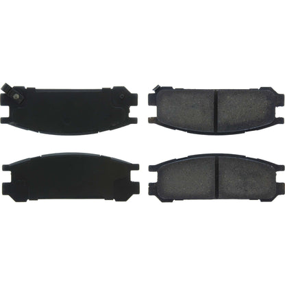 Centric Parts Disc Brake Pad Set Ceramic with Shims for Subaru Impreza 1993‑1998 Legacy 1990‑1999 SVX 1992‑1997 103.04710