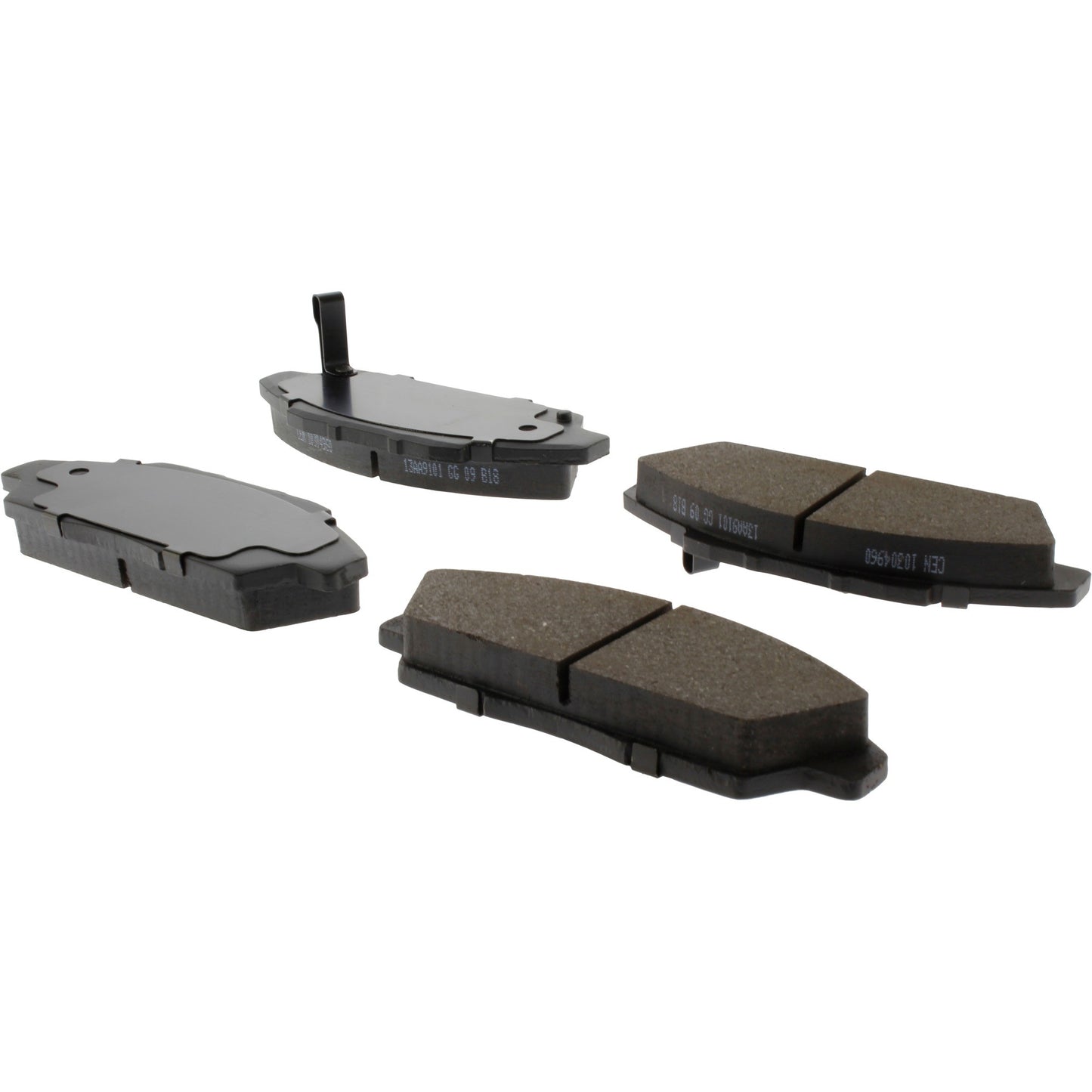 Centric Parts Disc Brake Pad Set C-Tek Ceramic with Shims for 1990-1993 Honda Accord 103.04960