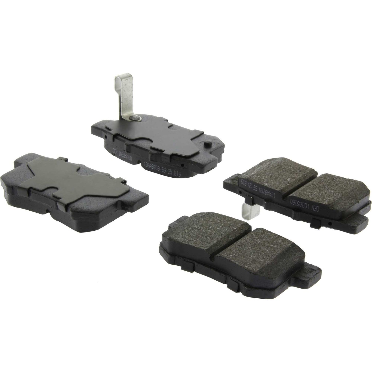 Centric Parts Disc Brake Pad Set Ceramic with Shims for 2003-2012 Acura and Honda