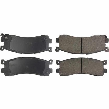 Centric Parts Disc Brake Pad Set C-Tek Ceramic with Shims for 1992-1995 Mazda 929 2002-1995 Millenia 1993-1998 MPV 103.05530
