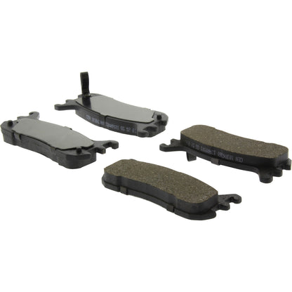 Centric Parts Disc Brake Pad Set C-Tek Ceramic with Shims for 2003-1997 Ford Escort, 1997-1994 Mazda Miata, 2002-1999 Miata, 1998-1995 Protege, 1999-1997 Mercury Tracer 103.06360