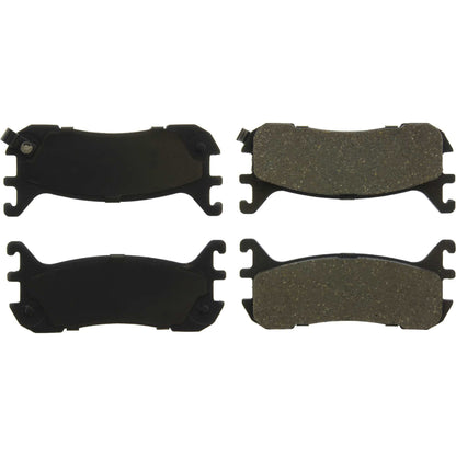 Centric Parts Disc Brake Pad Set C-Tek Ceramic with Shims for 2003-1997 Ford Escort, 1997-1994 Mazda Miata, 2002-1999 Miata, 1998-1995 Protege, 1999-1997 Mercury Tracer 103.06360