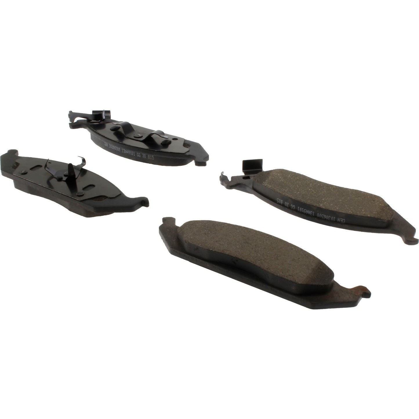 Centric Parts Disc Brake Pad Set C-Tek Ceramic with Shims for 2000-1995 Chrysler Cirrus, Sebring, Dodge Stratus, Plymouth Breeze 103.06500