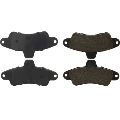 Centric Parts Disc Brake Pad Set Ceramic with Shims for 2000-1995 Ford Contour Mystique 2000-1999 Mercury Cougar 103.06610