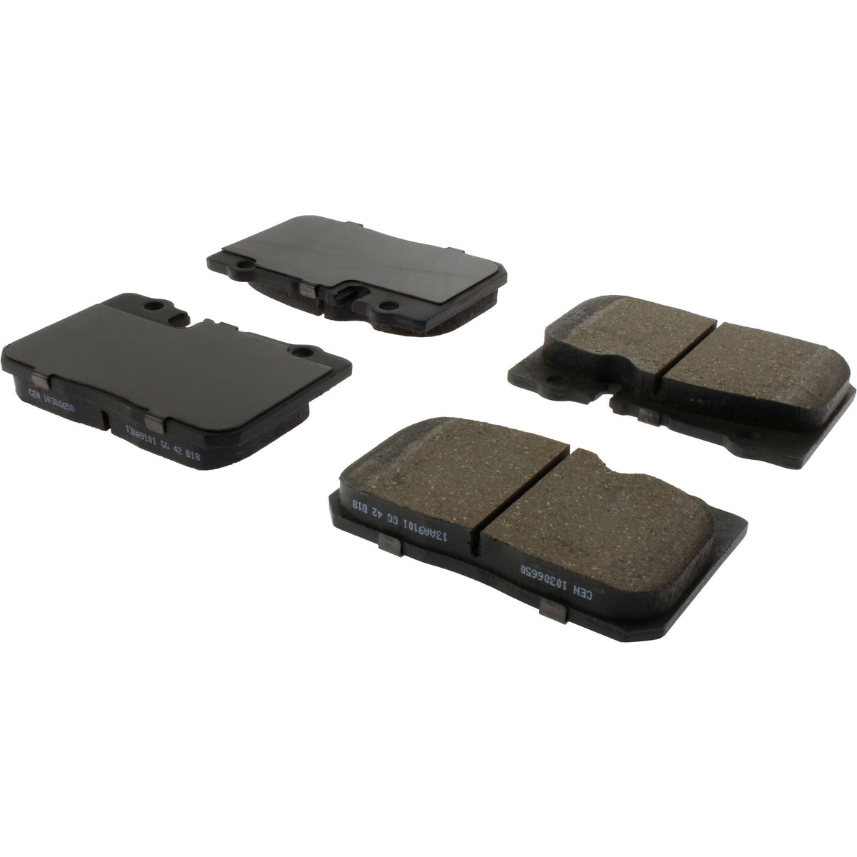 Centric Parts Disc Brake Pad Set C-Tek Ceramic with Shims for 1995-2000 Lexus LS400 103.06650