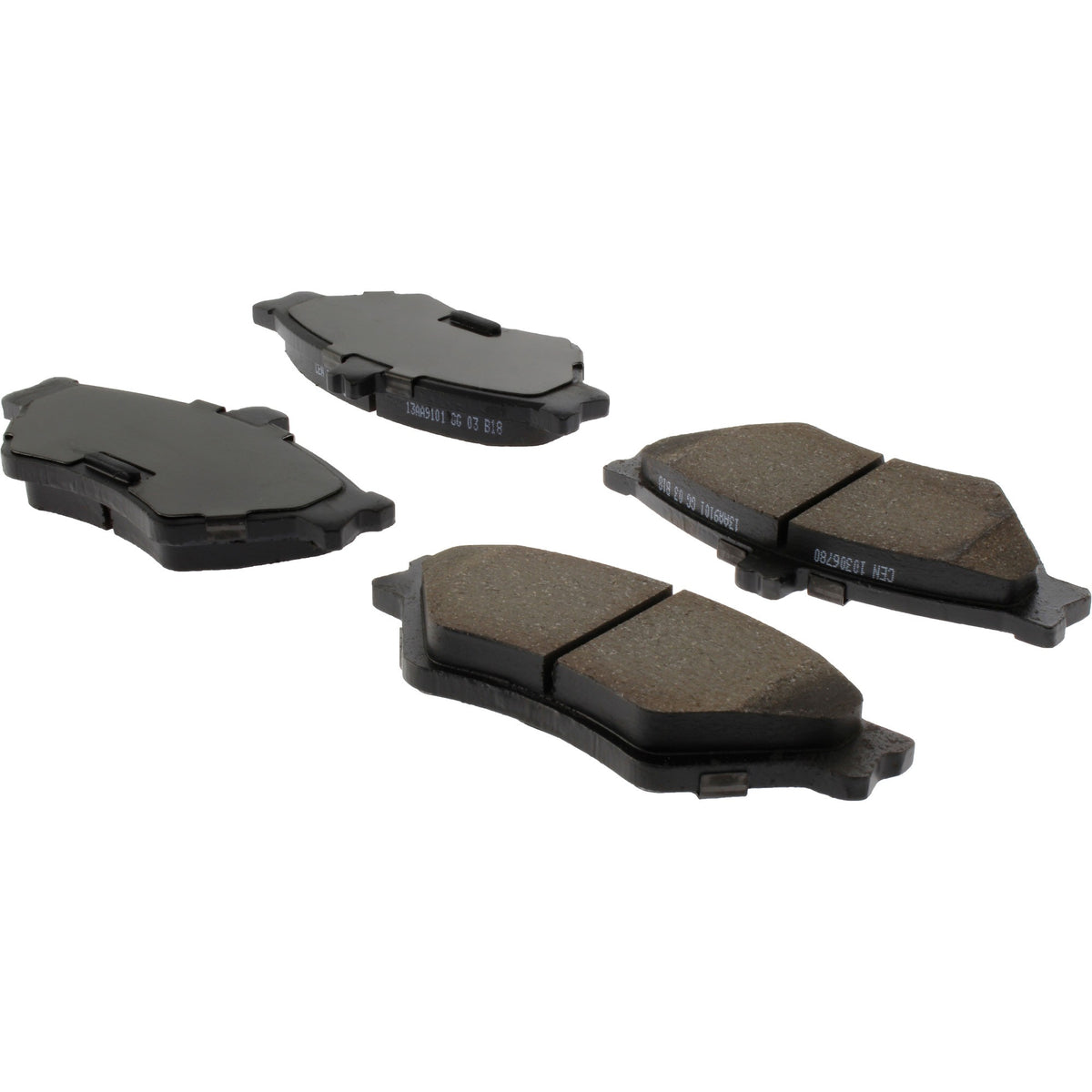 Centric Parts Disc Brake Pad Set C-Tek Ceramic with Shims for 1995-1997 Ford Crown Victoria Lincoln Town Car Mercury Grand Marquis 103.06780