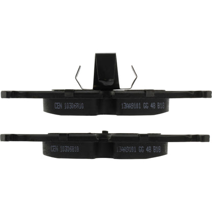 Centric Parts Disc Brake Pad Set C-Tek Ceramic with Shims for BMW 530i 2003-2001, 540i 2003-1997, 740i 1995, 740i 2001-1997, 740iL 2001-1995, M5 2003-2000, X5 2006-2000, Land Rover Range Rover 2005-2003 103.06810