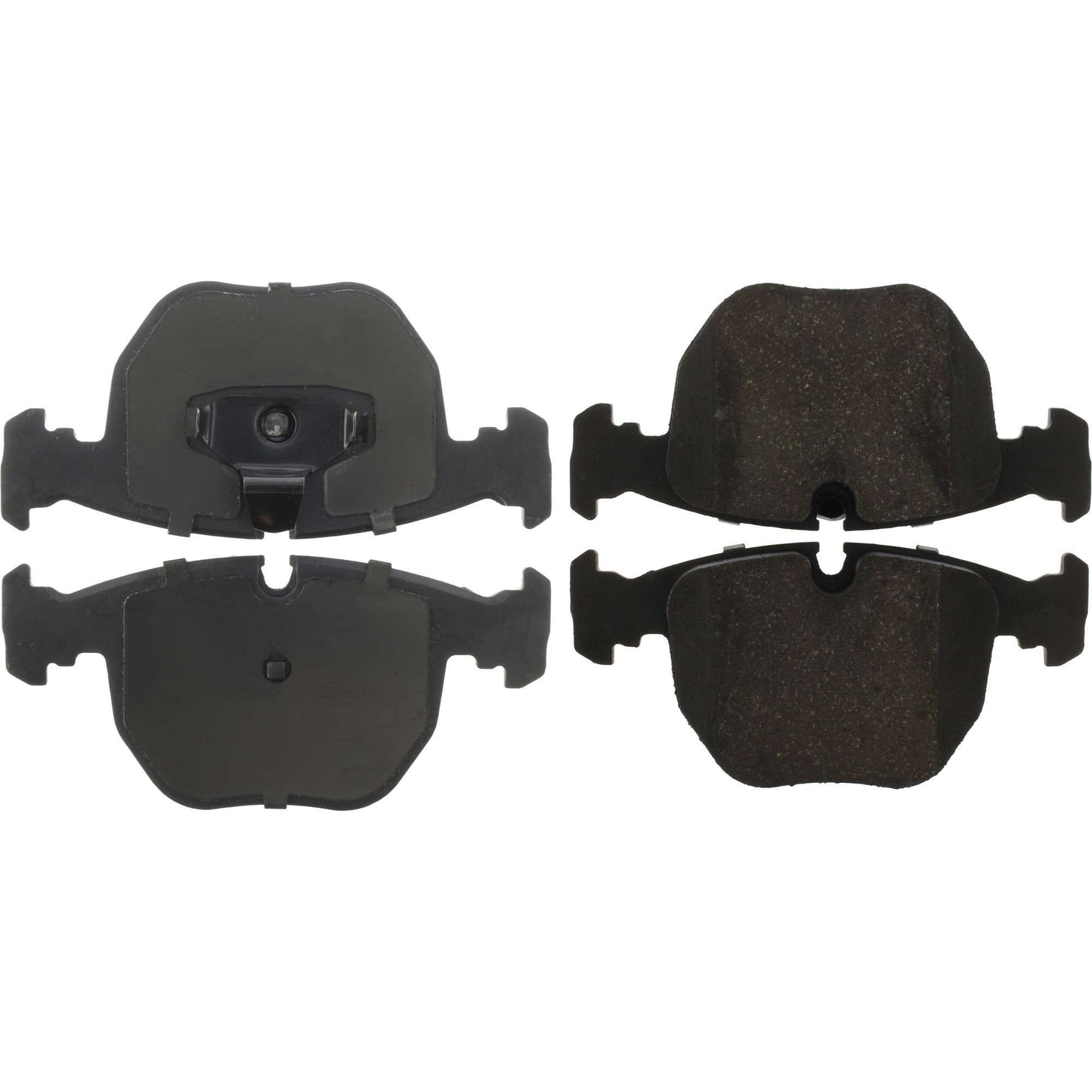 Centric Parts Disc Brake Pad Set C-Tek Ceramic with Shims for BMW 530i 2003-2001, 540i 2003-1997, 740i 1995, 740i 2001-1997, 740iL 2001-1995, M5 2003-2000, X5 2006-2000, Land Rover Range Rover 2005-2003 103.06810