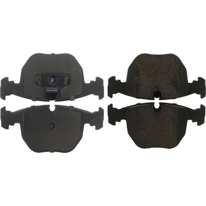 Centric Parts Disc Brake Pad Set C-Tek Ceramic with Shims for BMW 530i 2003-2001, 540i 2003-1997, 740i 1995, 740i 2001-1997, 740iL 2001-1995, M5 2003-2000, X5 2006-2000, Land Rover Range Rover 2005-2003 103.06810