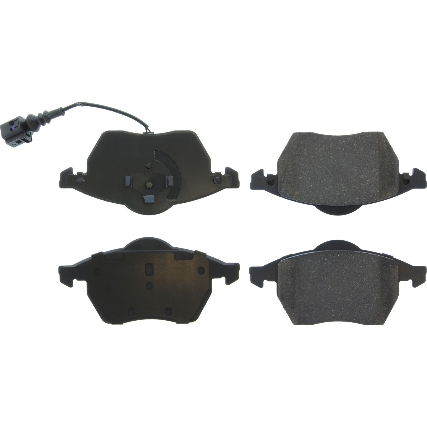 Centric Parts Disc Brake Pad Set C-Tek Ceramic with Shims for Audi A3 2004-1998