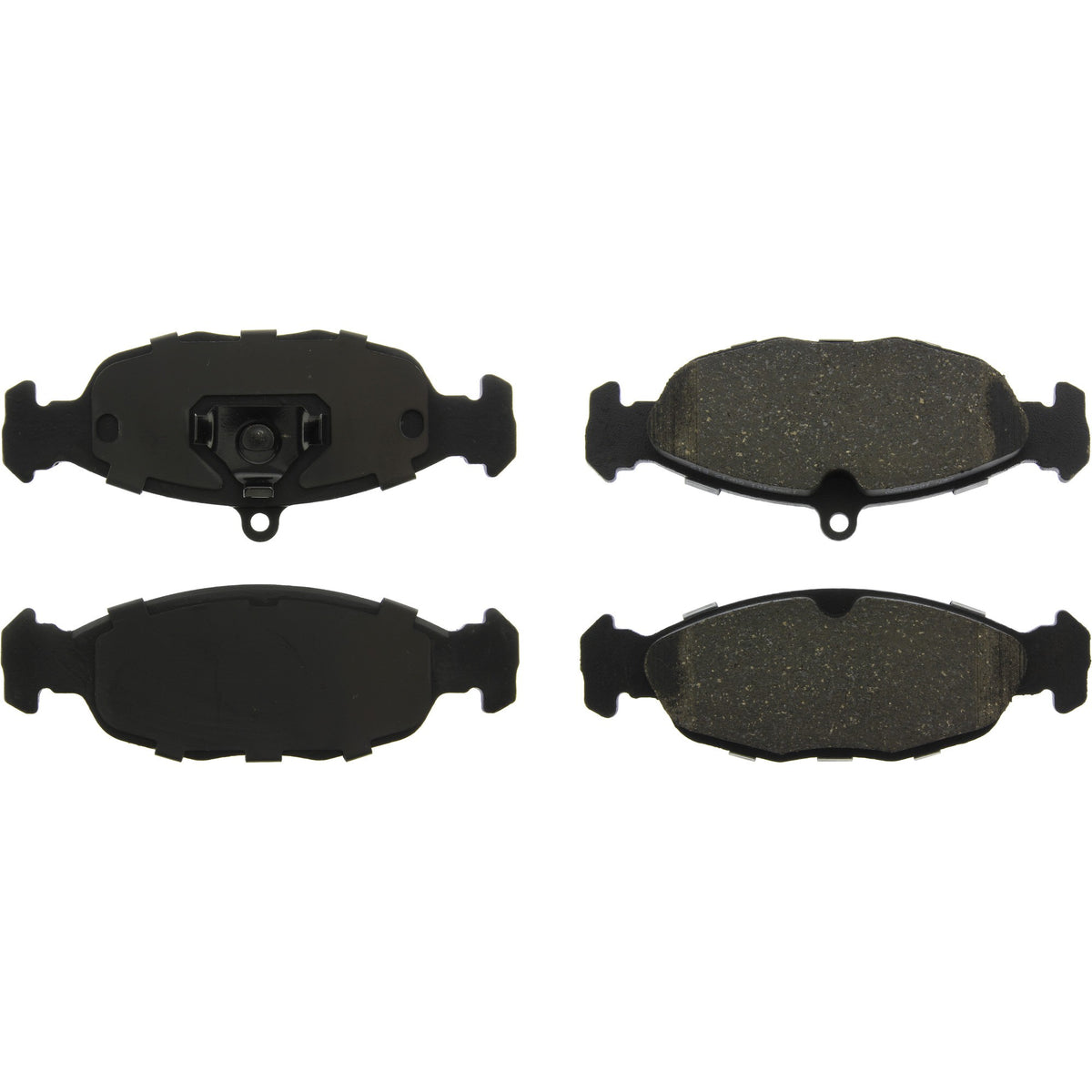 Centric Parts Disc Brake Pad Set Ceramic with Shims for 1994-2010 Chevrolet, 1997-1998 Aston Martin DB7 103.06880