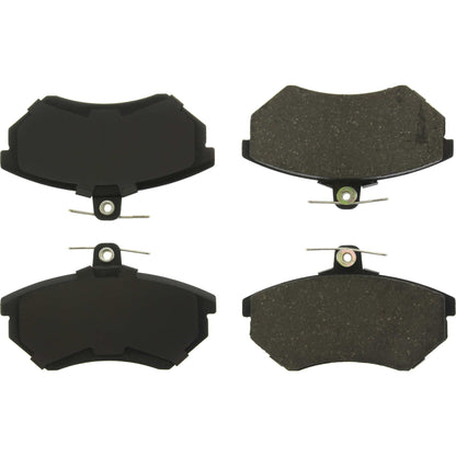 Centric Parts Disc Brake Pad Set C-Tek Ceramic with Shims for 1984-2009 Audi, Seat, Volkswagen