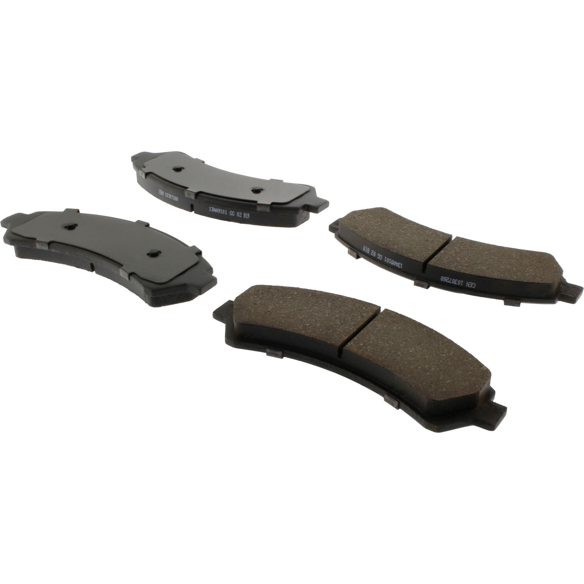 Centric Parts Disc Brake Pad Set Ceramic with Shims for 1997-2005 Chevrolet Blazer, S10, GMC Jimmy, Sonoma, Isuzu Hombre, Oldsmobile Bravada 103.07260