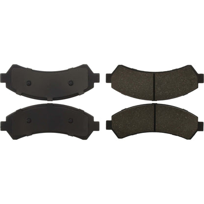 Centric Parts Disc Brake Pad Set Ceramic with Shims for 1997-2005 Chevrolet Blazer, S10, GMC Jimmy, Sonoma, Isuzu Hombre, Oldsmobile Bravada 103.07260
