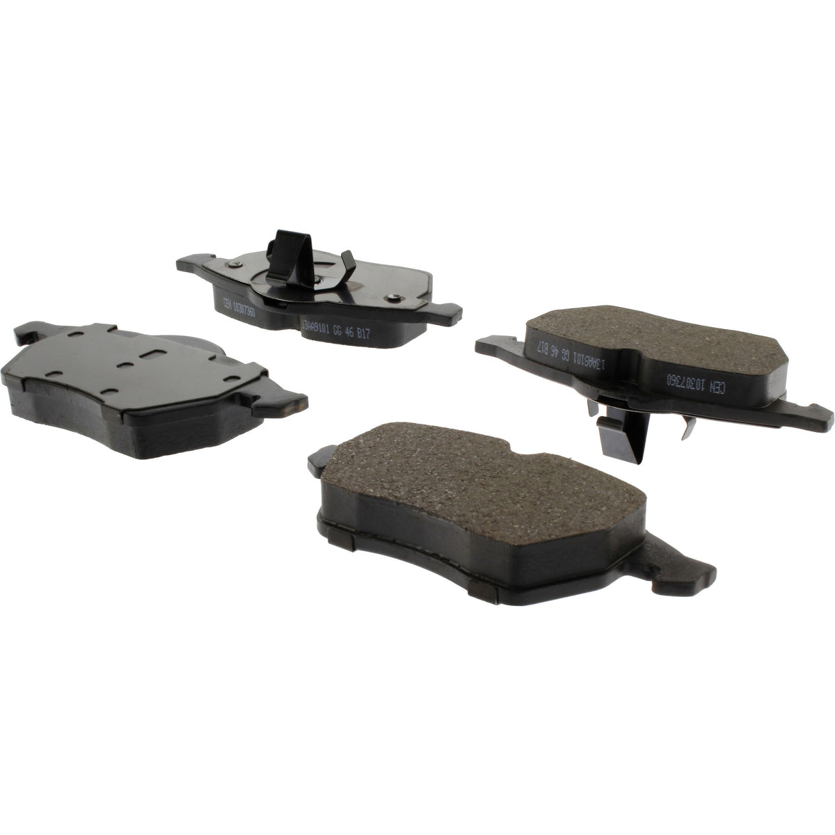 Centric Parts Disc Brake Pad Set Ceramic with Shims for Audi A4 1996-1999, Audi A4 Quattro 1996-1999, VW Passat 1998-1999, S3 2000 103.07360