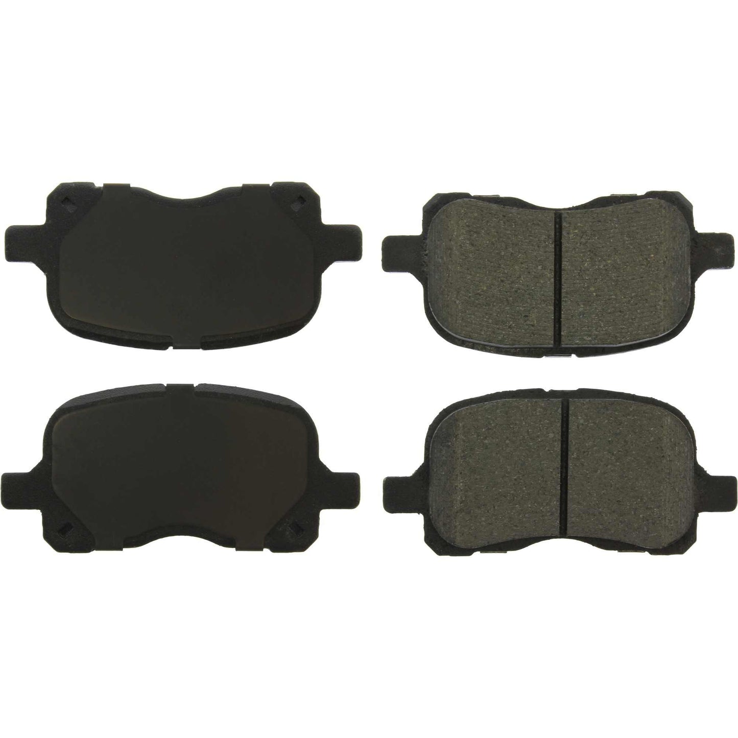 Centric Parts Disc Brake Pad Set C-Tek Ceramic with Shims for 1998-2002 Chevrolet Prizm Toyota Corolla 103.07410