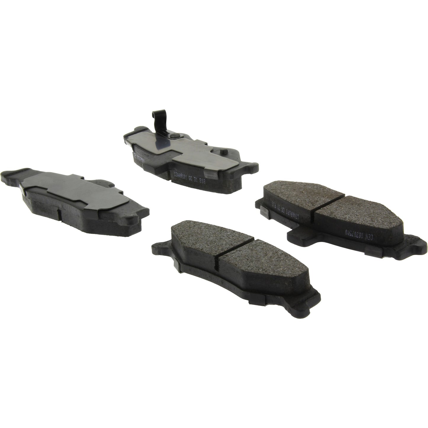 Centric Parts Disc Brake Pad Set C-Tek Ceramic with Shims for 1998-2002 Chevrolet Camaro Pontiac Firebird 103.07500