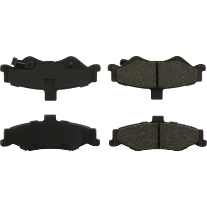 Centric Parts Disc Brake Pad Set C-Tek Ceramic with Shims for 1998-2002 Chevrolet Camaro Pontiac Firebird 103.07500