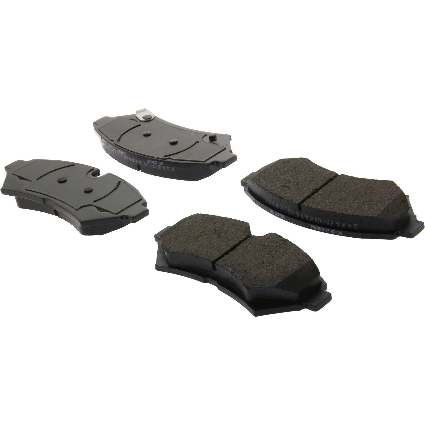 Centric Parts Disc Brake Pad Set C-Tek Ceramic with Shims for 1998-2003 Cadillac Seville 103.07530